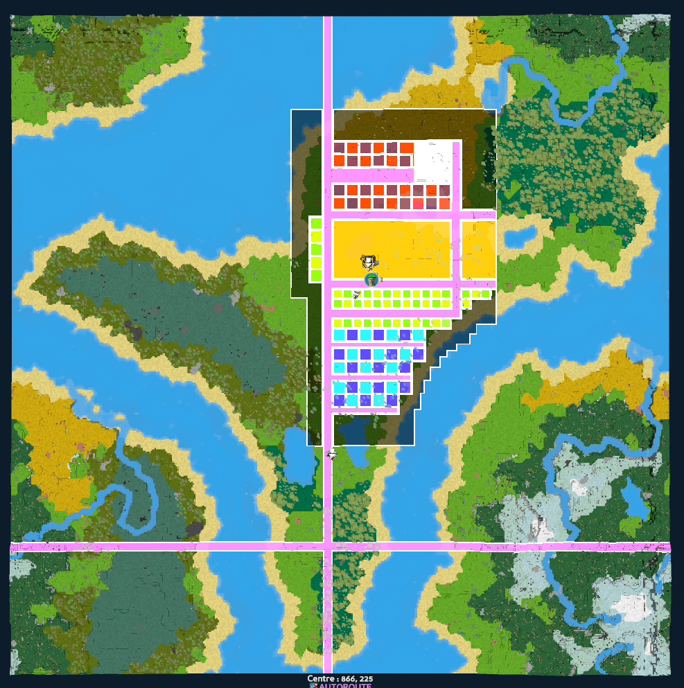 Carte du Cycle 1 et plan de la capitale